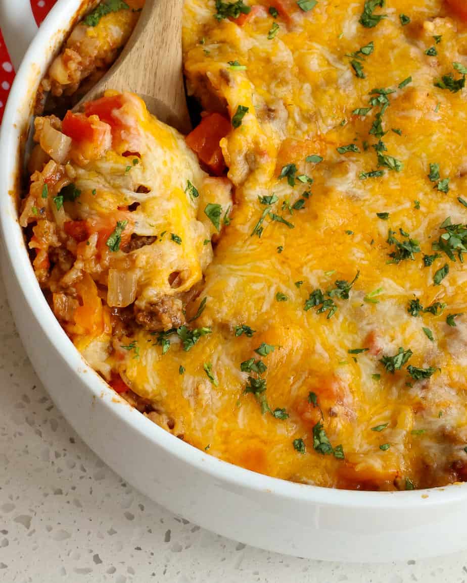 Stuffed Bell Pepper Casserole | Small Town Woman