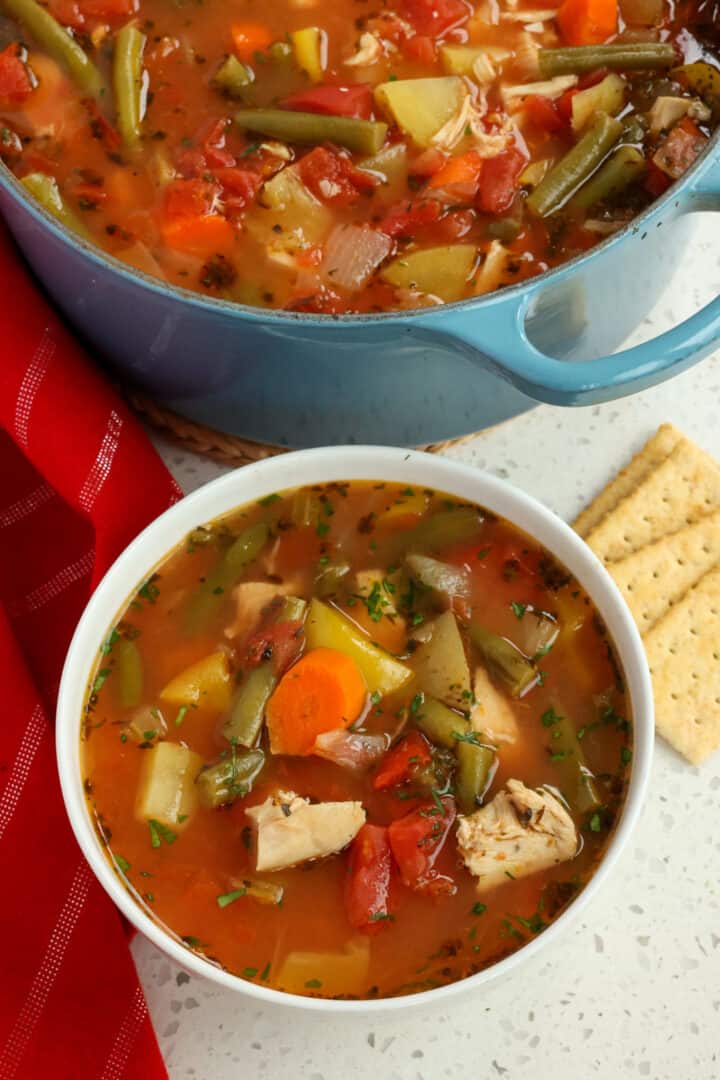 Chicken Vegetable Soup - Small Town Woman