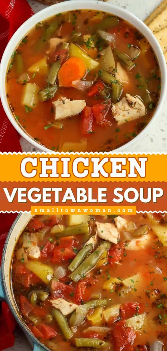 Chicken Vegetable Soup - Small Town Woman