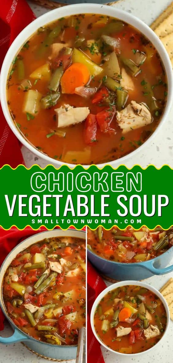 Chicken Vegetable Soup - Small Town Woman