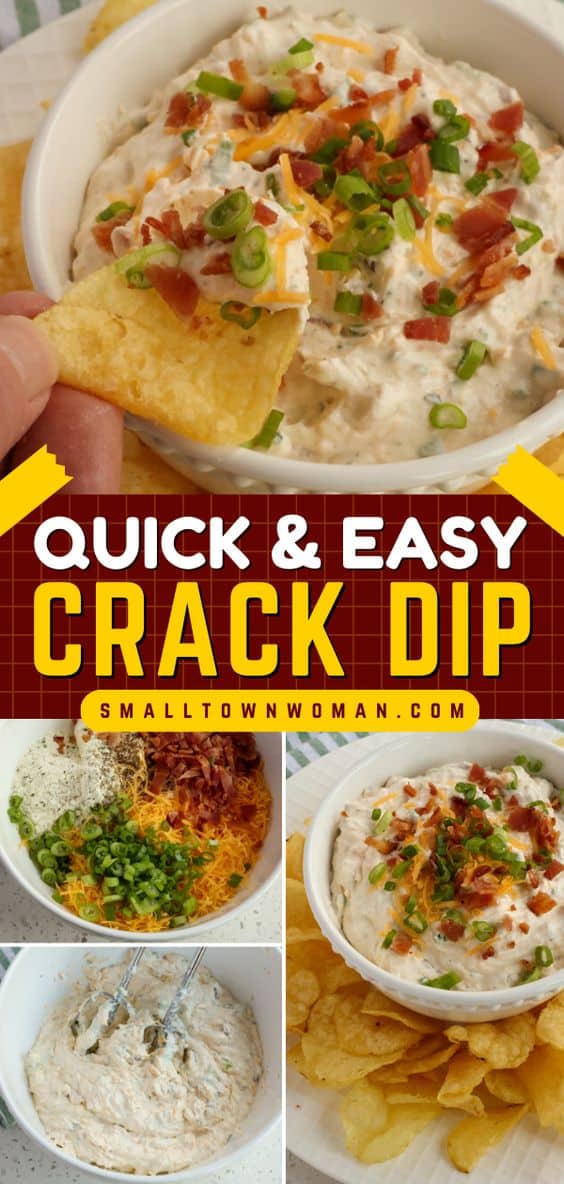 Easy Crack Dip Recipe | Small Town Woman