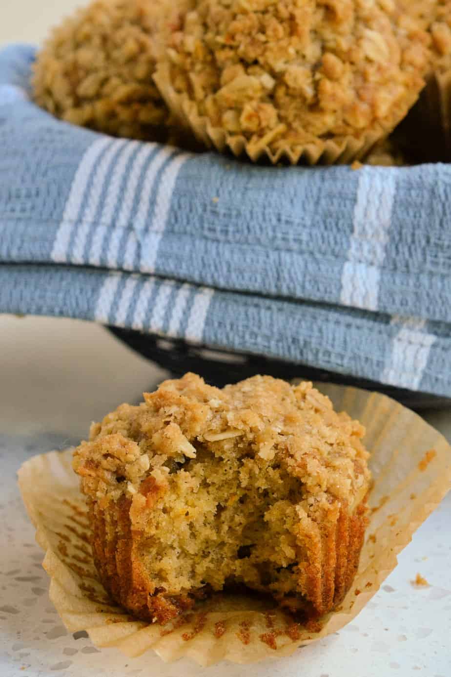 Oatmeal Muffins with a Crumb Topping | Small Town Woman