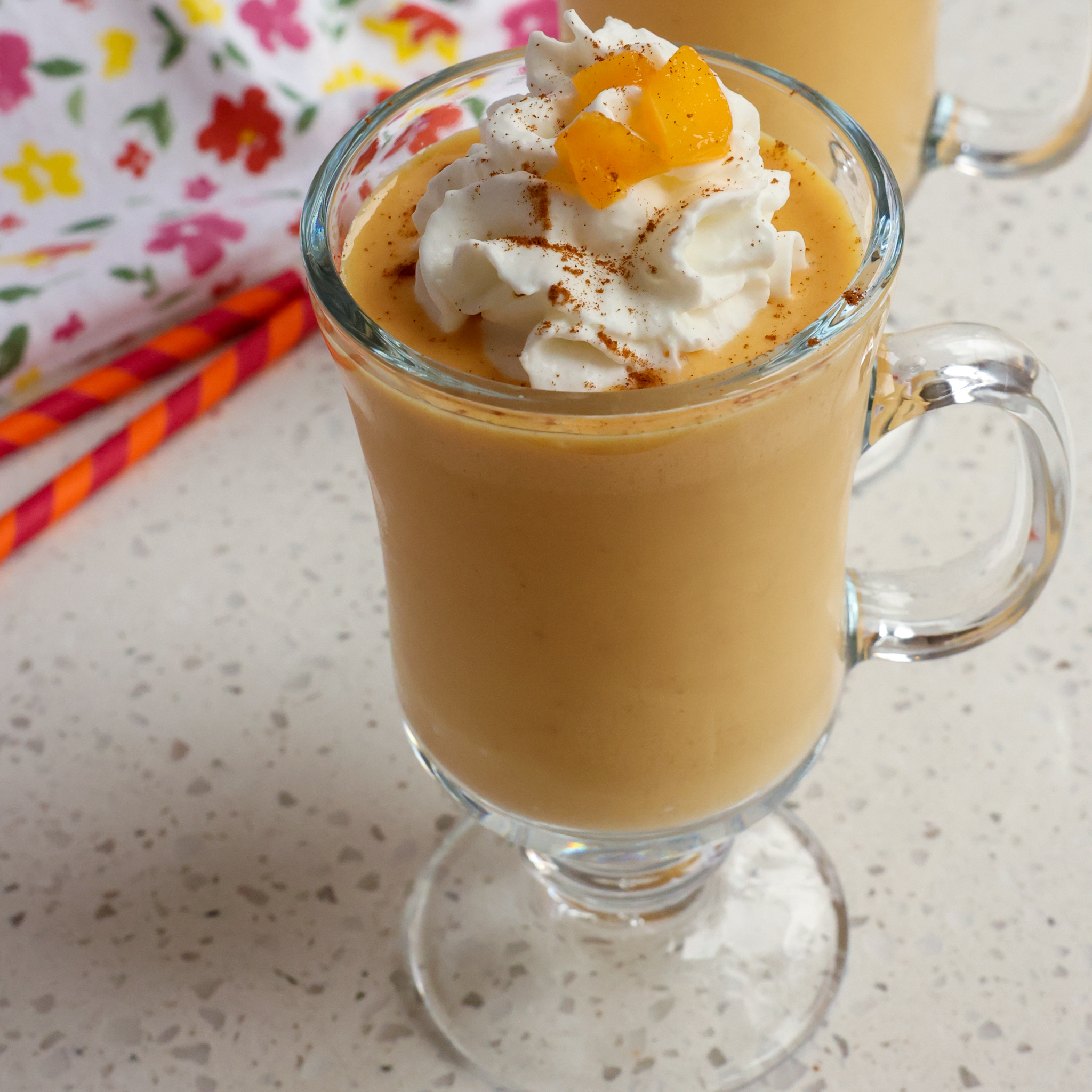 Creamy Peach Smoothie Recipe | Small Town Woman