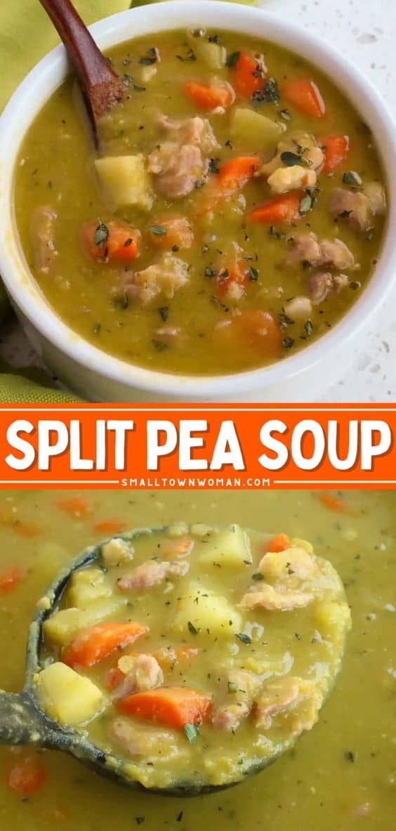 Split Pea Soup Recipe | Small Town Woman