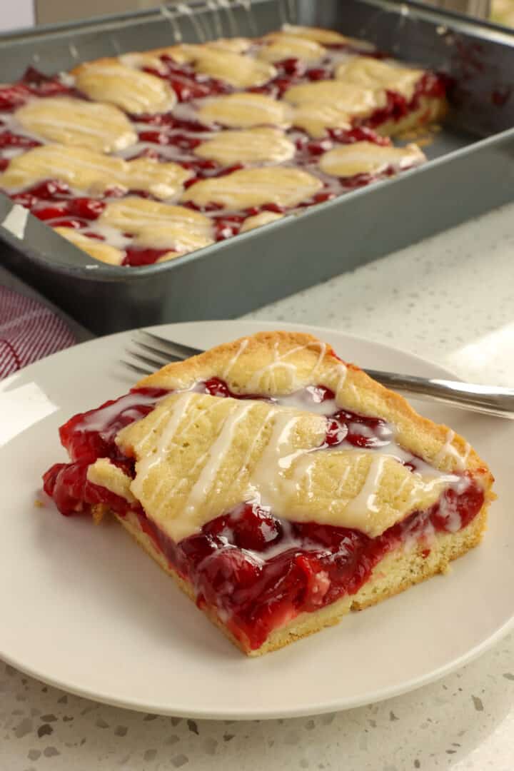 Cherry Pie Bars Recipe | Small Town Woman