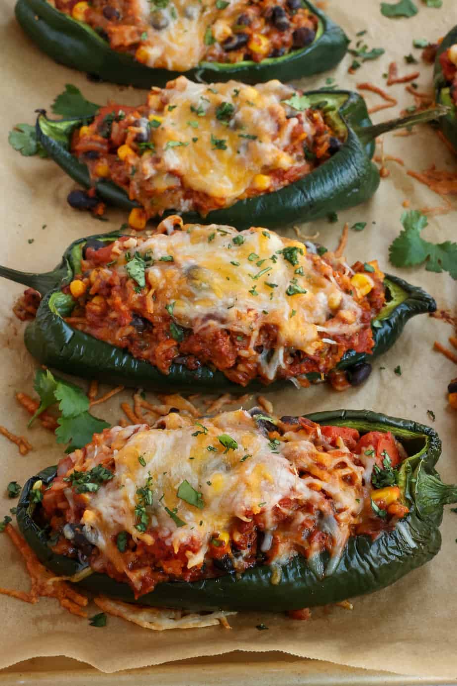 Stuffed Poblano Peppers | Small Town Woman