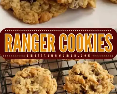 Ranger Cookies Recipe Small Town Woman   Ranger Cookies Pinterest II 500x400.webp