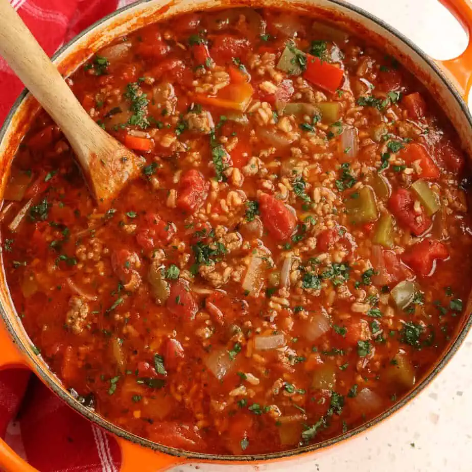 Stuffed pepper soup