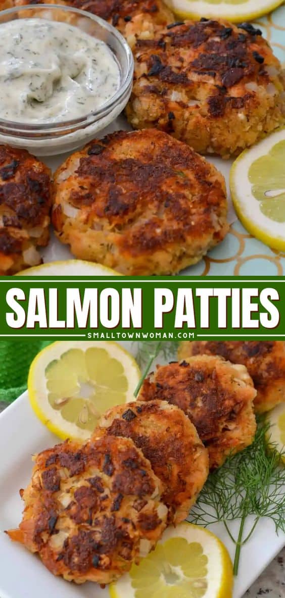 Salmon Patties Recipe | Small Town Woman