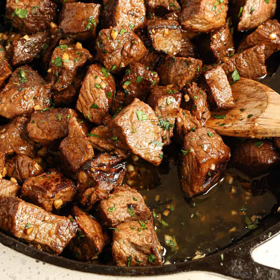 Steak Bites In Garlic Butter Small Town Woman