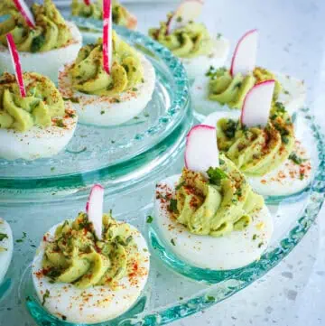 Avocado Deviled Eggs