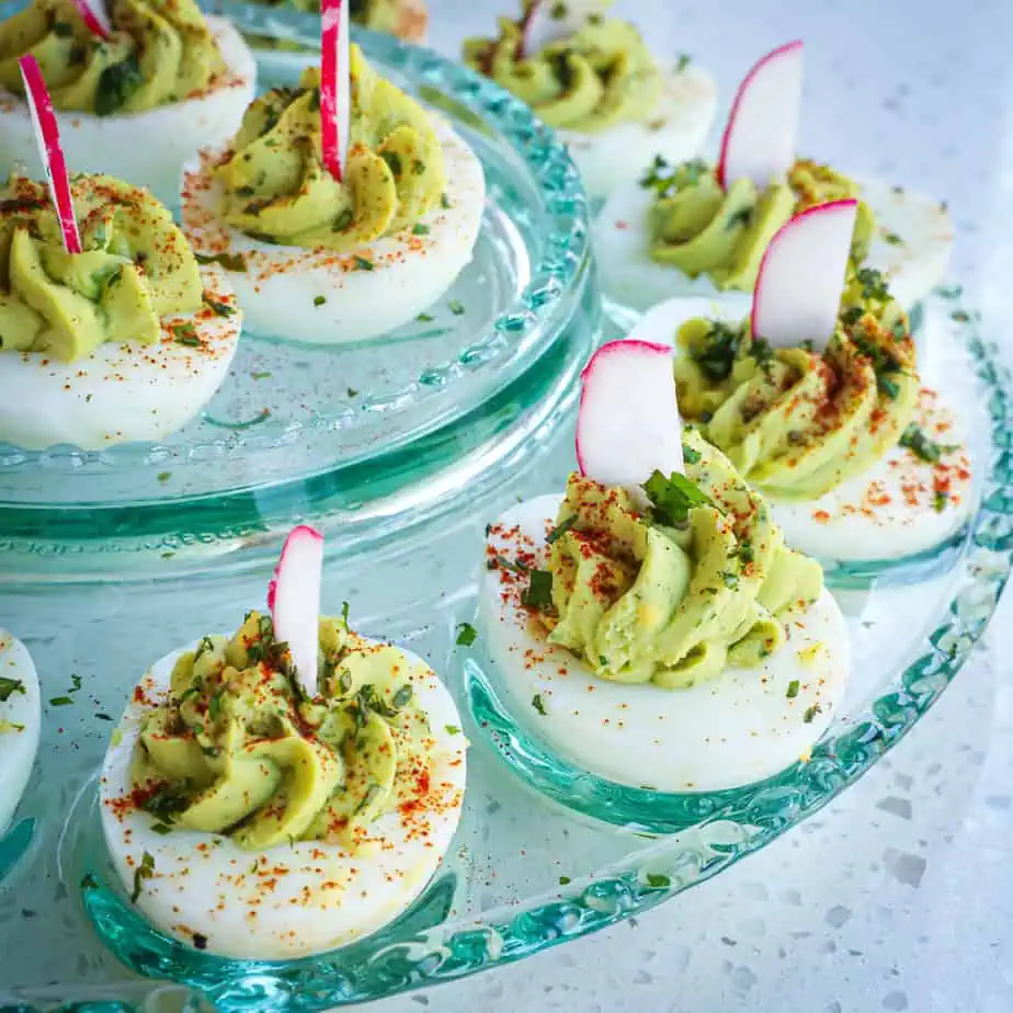 Avocado Deviled Eggs