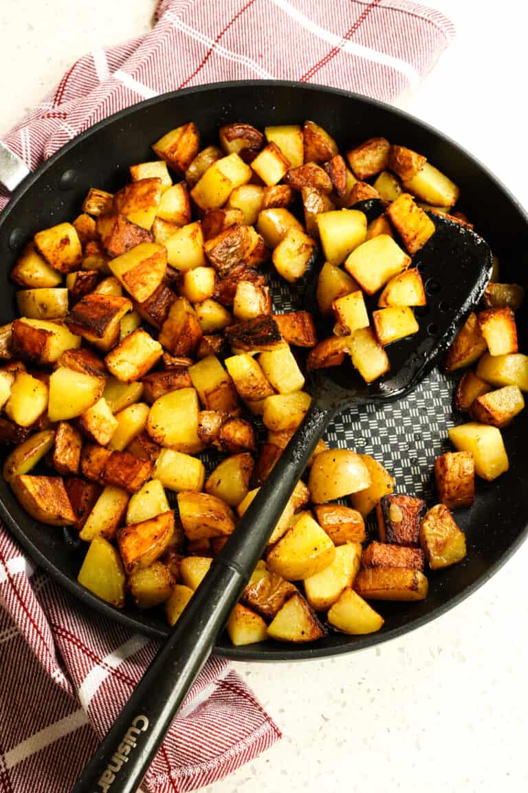 Easy Fried Potatoes Recipe   Pan Fried Potatoes 19 768x1152 