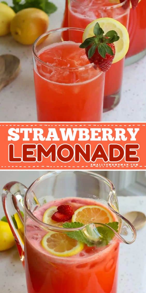 Homemade Strawberry Lemonade Recipe