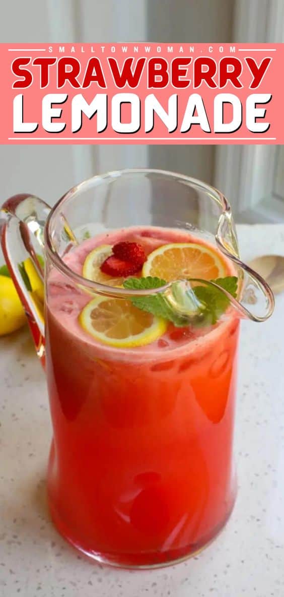 Homemade Strawberry Lemonade Recipe