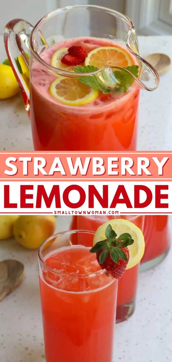 Homemade Strawberry Lemonade Recipe