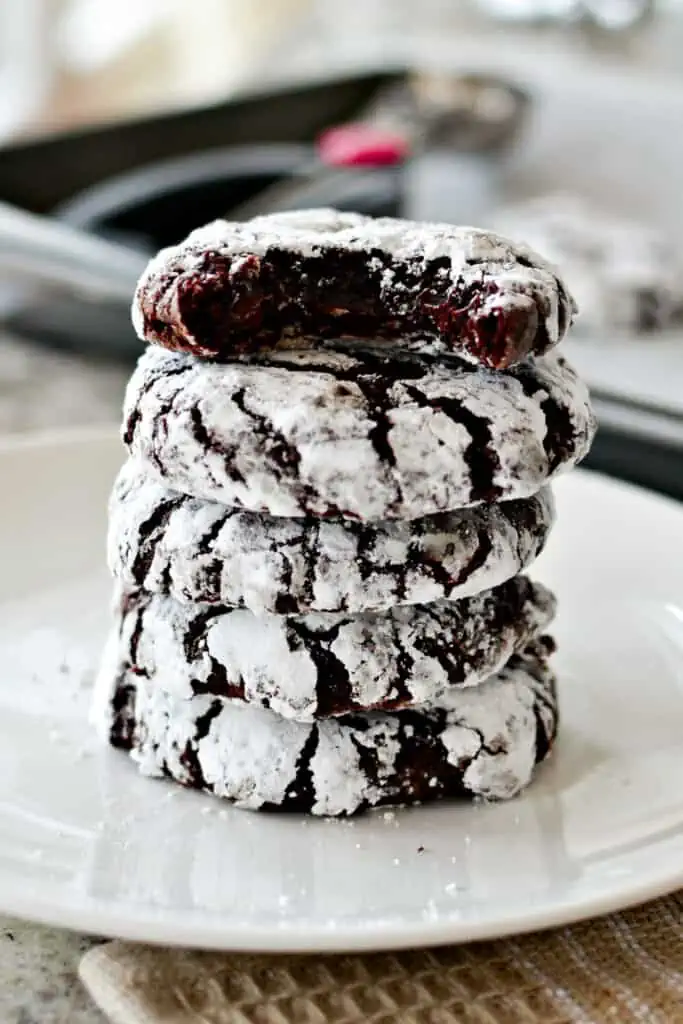 Gluten Free Chocolate Crinkle Cookies - Eat With Clarity