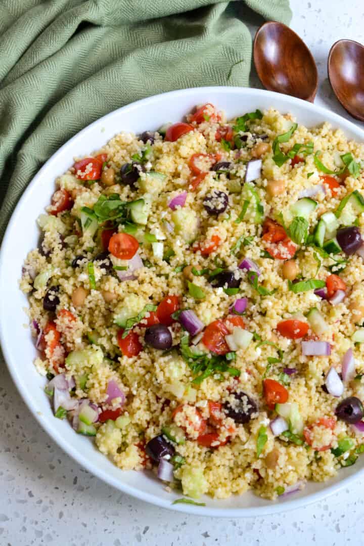 Couscous Salad with Lemon Vinaigrette