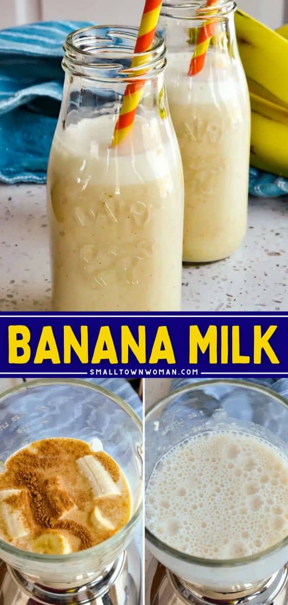 Easy Banana Milk Recipe Small Town 9273