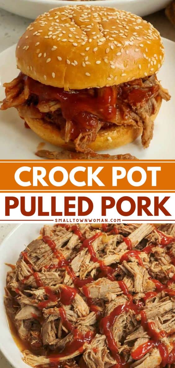 Crock Pot Pulled Pork - Small Town Woman