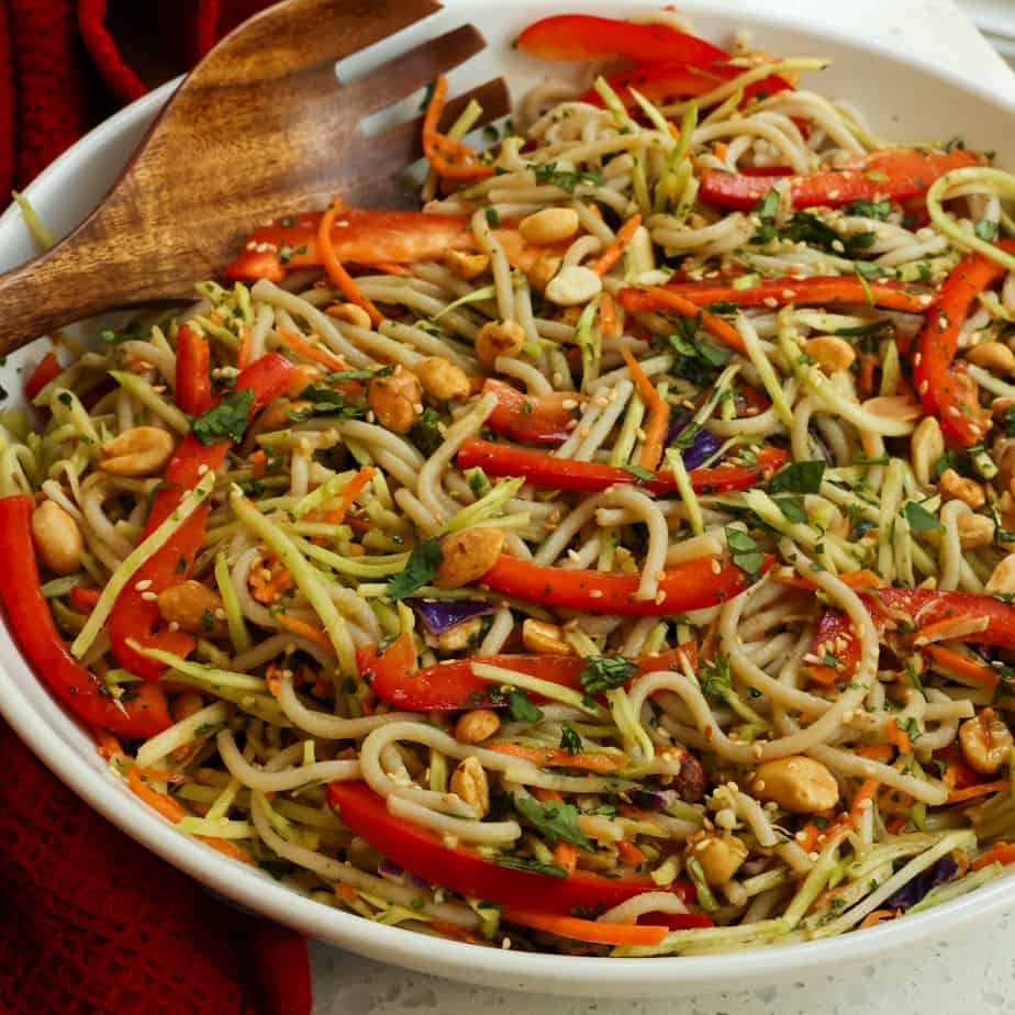 Asian Noodle Salad - Small Town Woman