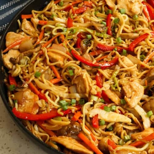 Chicken Chow Mein Ready in Under 25 Minutes