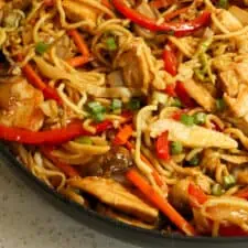 Chicken Lo Mein - Small Town Woman