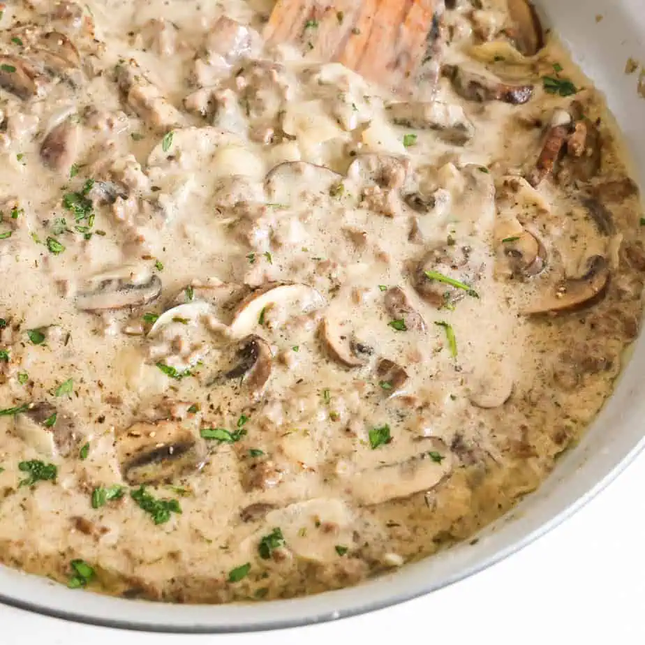 Ground Beef Stroganoff