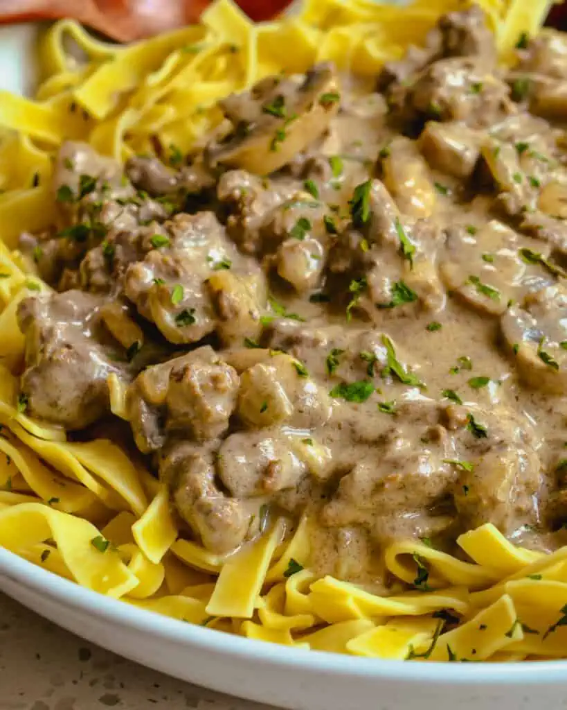 Easy Ground Beef Stroganoff Recipe