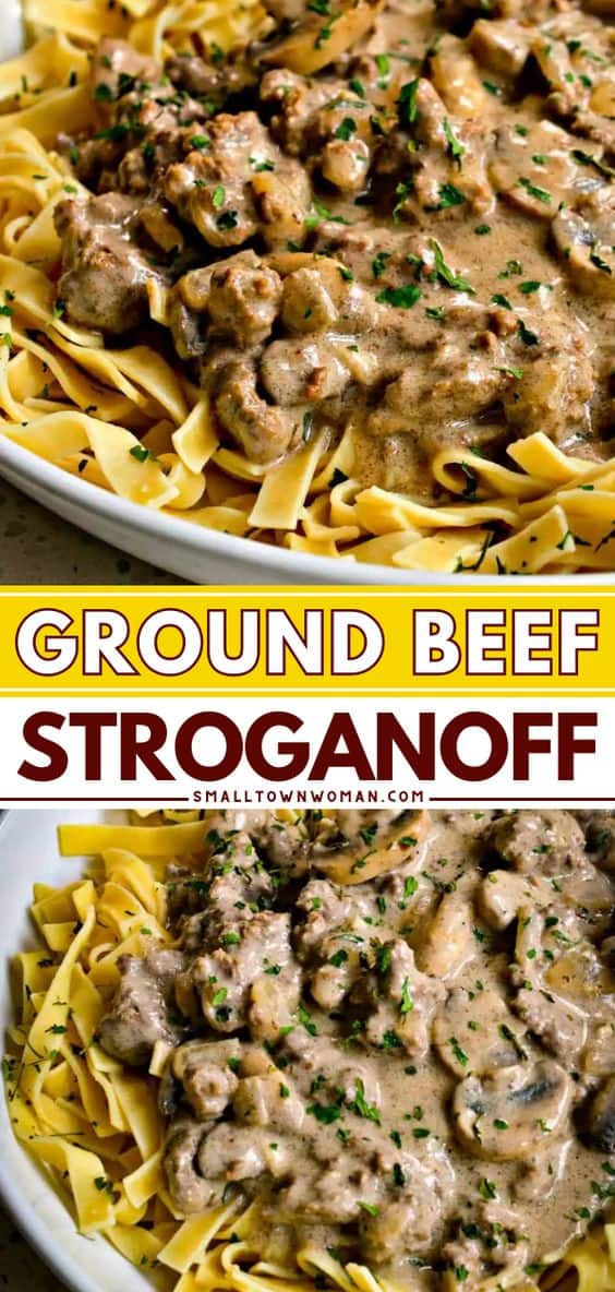 Easy Ground Beef Stroganoff Recipe