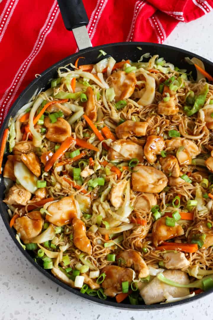 Chicken Chow Mein Ready in Under 25 Minutes