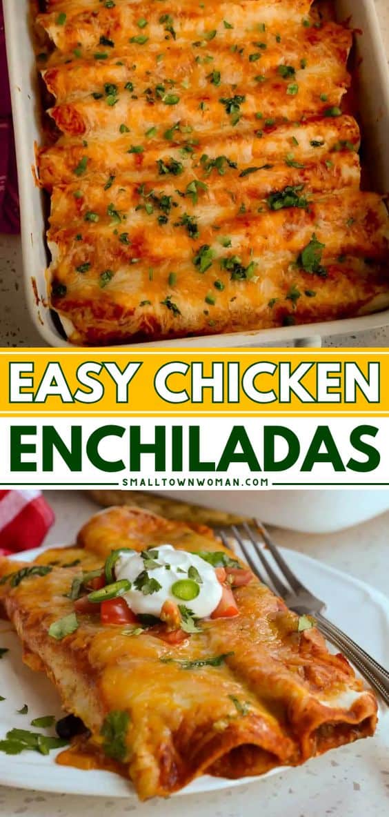 The Best Chicken Enchiladas