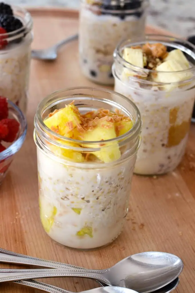 Overnight Slow Cooker Steel Cut Oats in a Jar - Making Thyme for Health