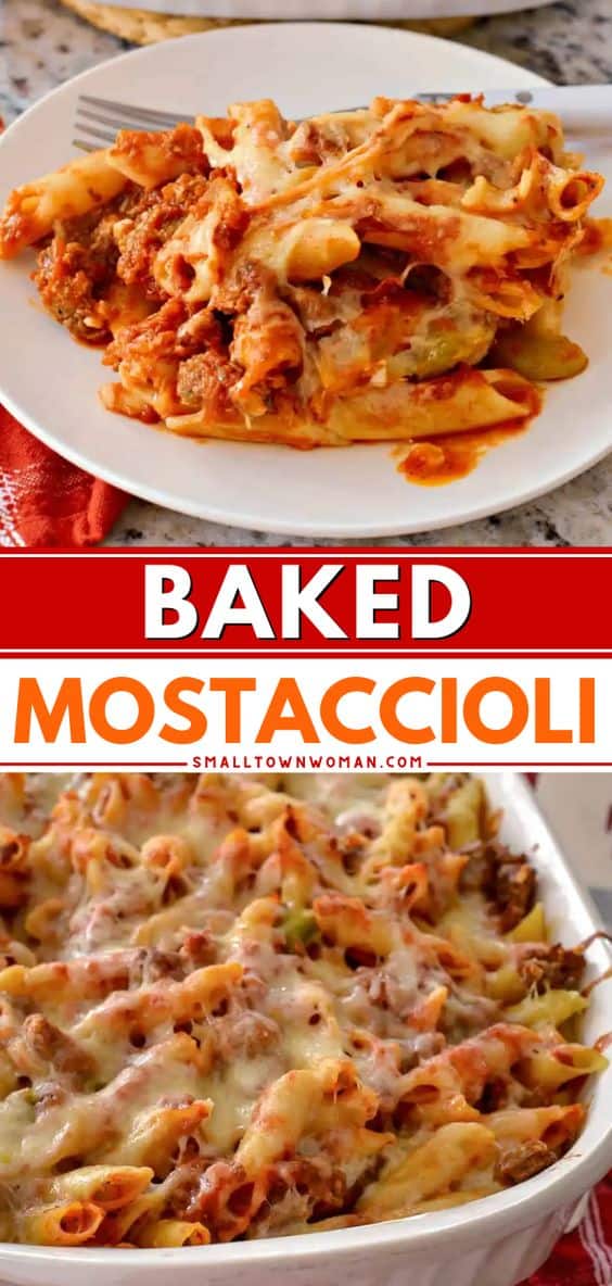 Baked Mostaccioli Recipe