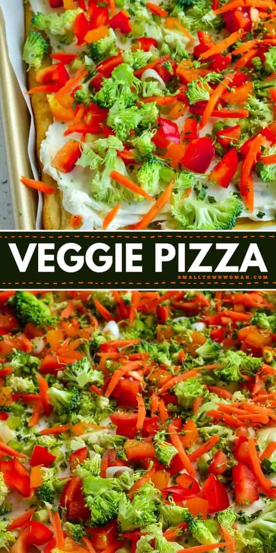 Crescent Roll Veggie Pizza