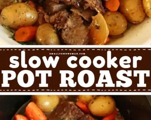 Slow Cooker Winter Pot Roast with Purple Potatoes — Caramelized