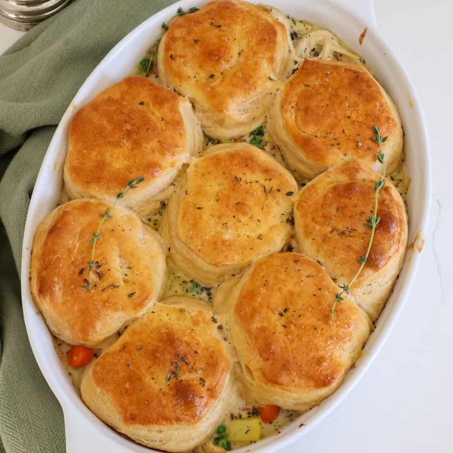 Chicken Pot Pie Casserole - Small Town Woman