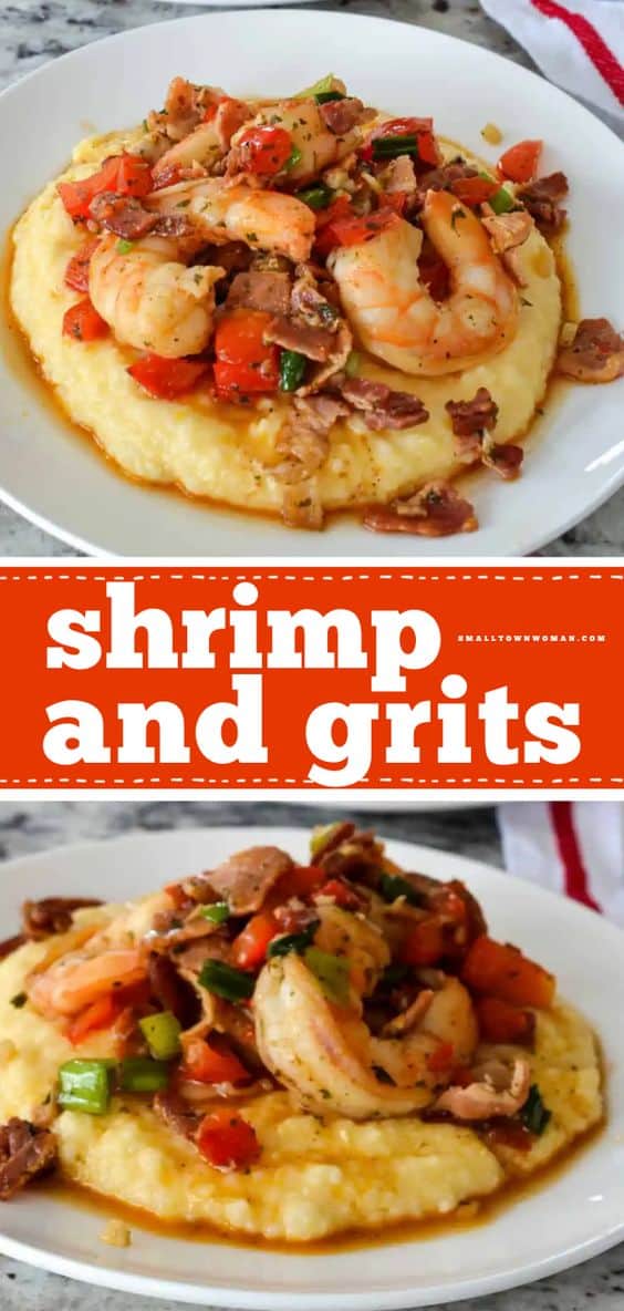 Shrimp and Grits {Southern Style}