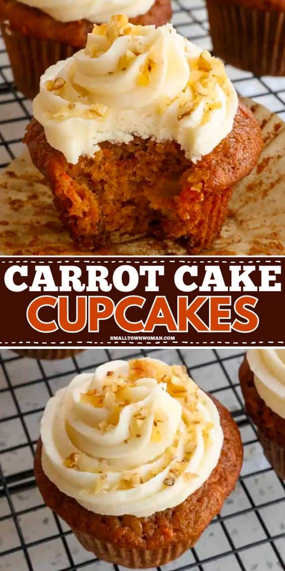 Carrot Cake Cupcakes Recipe