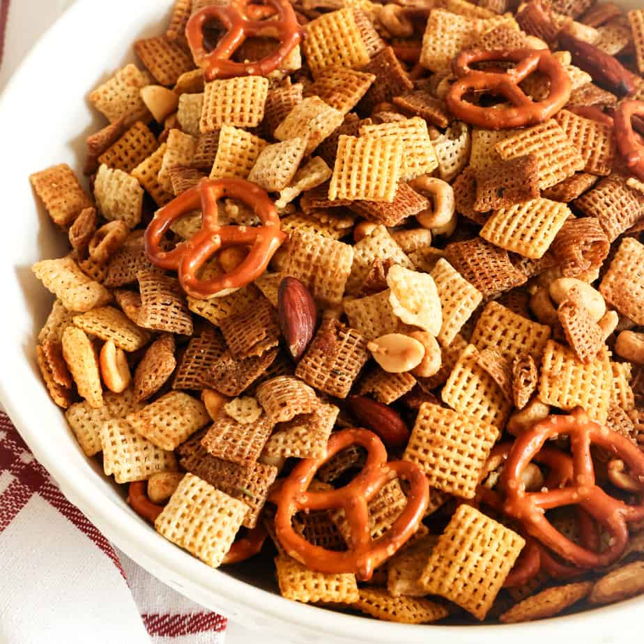 Homemade Chex Mix (Oven and Microwave)