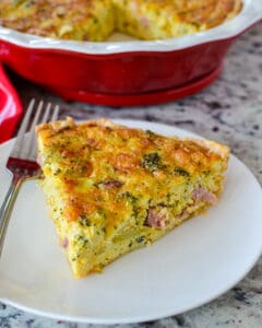 Ham and Cheese Quiche