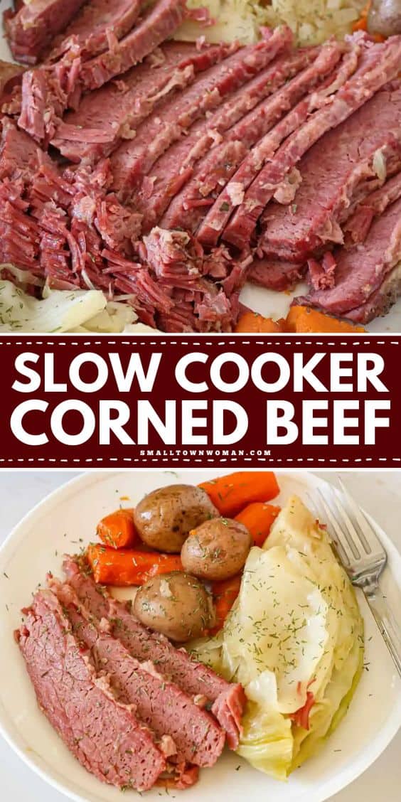 Slow Cooker Corned Beef and Cabbage Recipe