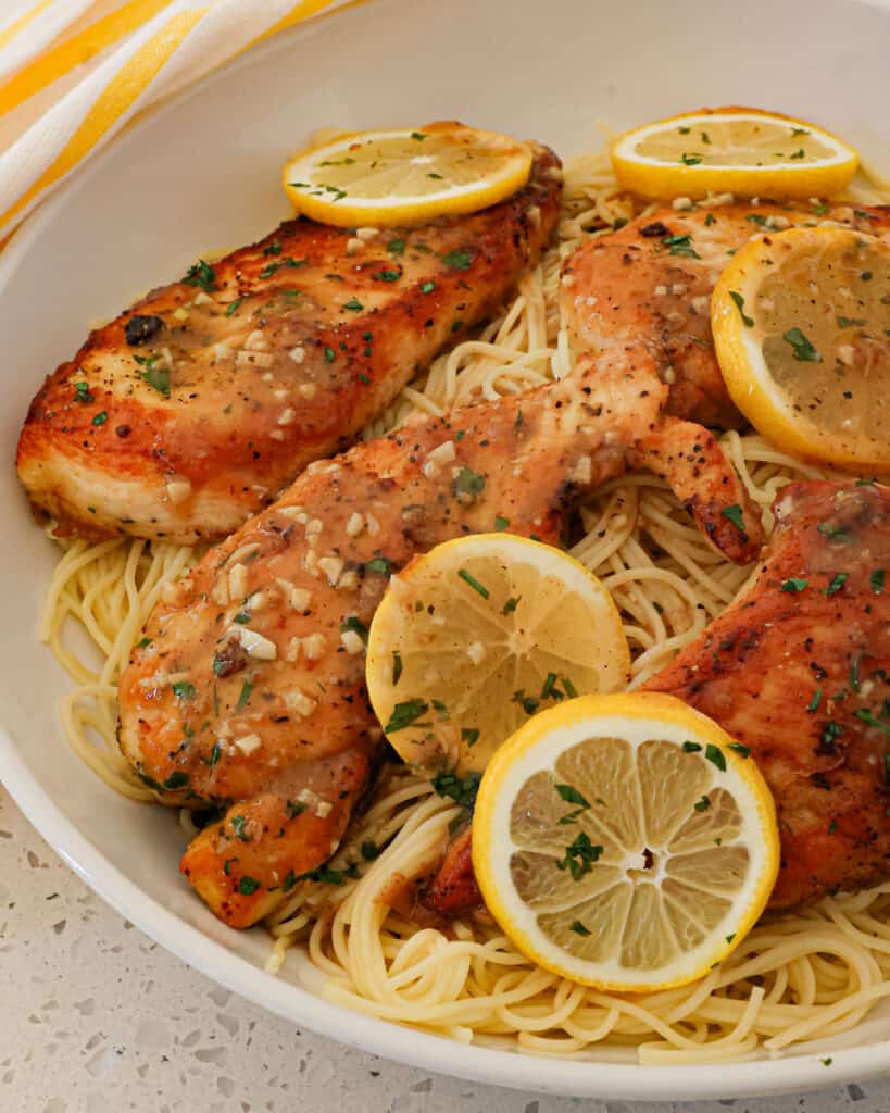 Spice up your chicken dinner with this delicious lemon pepper chicken recipe.