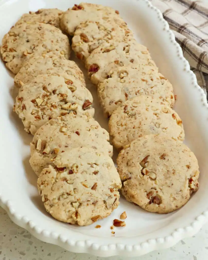 Easy Pecan Sandies are the ultimate shortbread cookie with a rich buttery flavor and loads of pecans