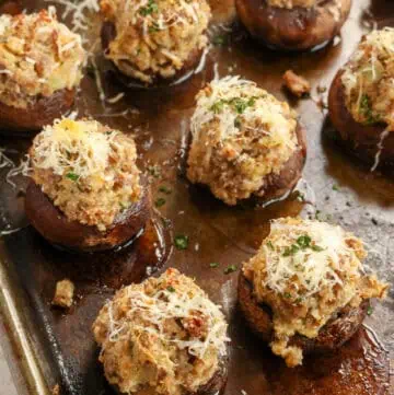 Sausage Stuffed Mushrooms