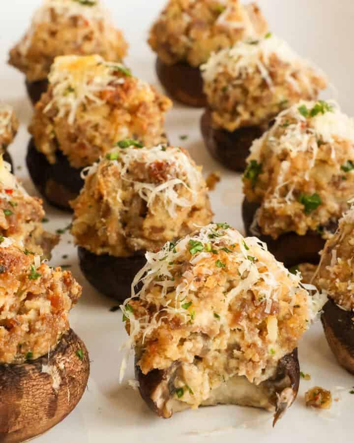 Sausage Stuffed Mushrooms