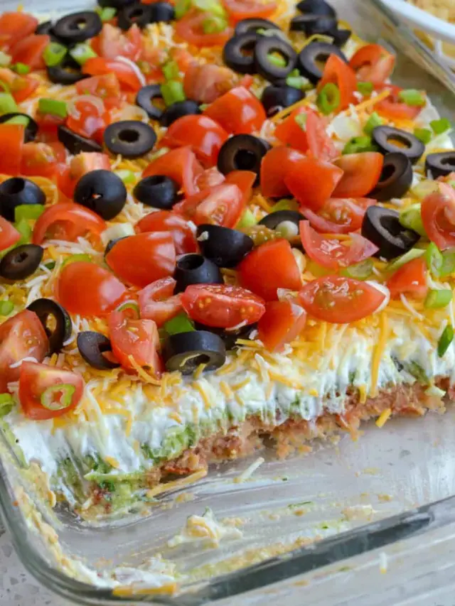 Easy 7 Layer Dip