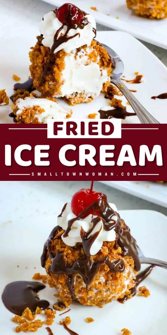 Fried Ice Cream (The Easy Way)