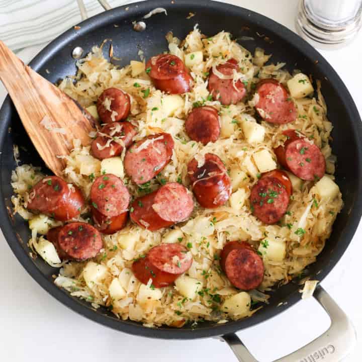 Easy Kielbasa and Sauerkraut