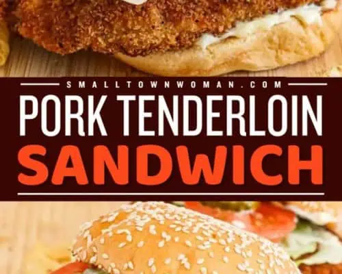 Fried Pork Tenderloin Sandwich